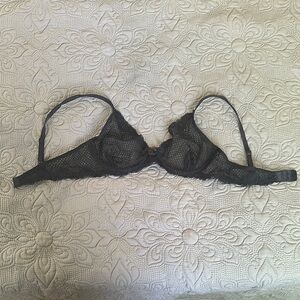 Victoria's Secret Charcoal Lace Bra